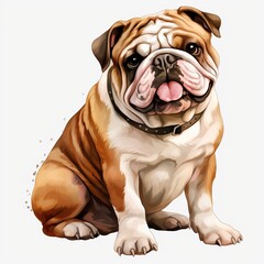 Wall Mural - bulldog puppy