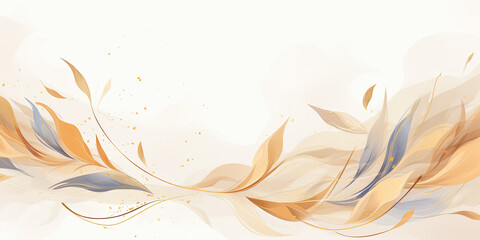 Wall Mural - Abstract Amber color background. VIP Invitation, wedding and celebration card.