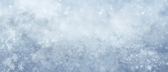 Snowflakes on winter blue background with space for text. Seasonal background.