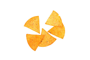 Wall Mural - PNG, Corn chips, isolated on white background