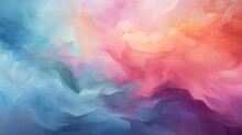 Watercolor Style Backgrounds—blended Colors, Brushstroke Textures, Imparting A Delightful Painterly Touch. A Visual Immersion Into The World Of Fluid Expression.