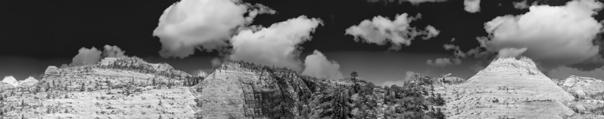 Poster - Amazing aerial view of Zion National Park, Utah