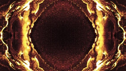 Wall Mural - fiery fractal background with beautiful effect