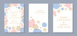 © sunshinys - Merry Christmas and Happy New Year, greeting card set, vector illustration. Design for graphic and web design, social media banners.