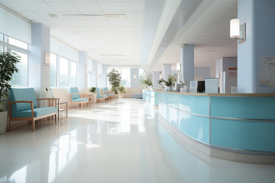 the corridor is a hall in the hospital