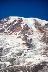 Sticker - Amazing landscape of Mount Rainier National Park in summer season, Washington - USA