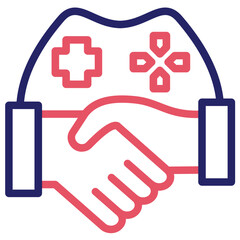 Poster - Game Handshake Icon