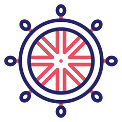 Poster - Ship Wheel Icon