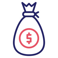 Sticker - Money Bag Icon