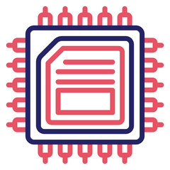 Poster - CPU Processor Icon