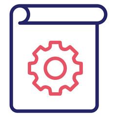 Sticker - Technical Drawing Icon