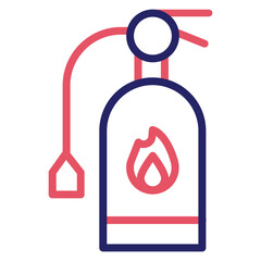 Canvas Print - Fire Extinguisher Icon