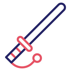 Sticker - Baton Icon