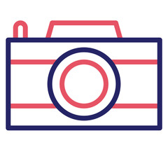 Canvas Print - Wedding Camera Icon