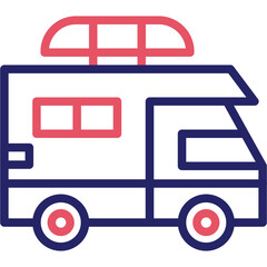 Sticker - Camper Van Icon