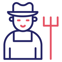 Sticker - Farmer Icon