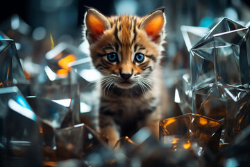 Poster - The charm of cubic animals enhances the digital learning journey, transforming abstract concepts into tangible and memorable experiences.