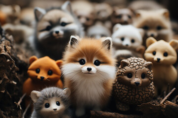 Poster - Cubic animals serve as digital mentors, guiding students through a diverse range of educational activities with enthusiasm and encouragement.