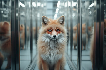 Aufkleber - Cubic animals serve as digital mentors, guiding students through a diverse range of educational activities with enthusiasm and encouragement.