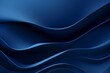 © leriostereo - Dark blue paper waves abstract banner design. Elegant wavy background