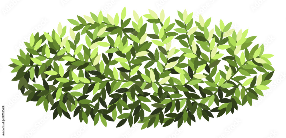 Bush for architectural floor plans. Entourage design. Top view tree for ...