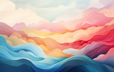 Wall Mural - Colorful organic background. Abstract wallpaper design.