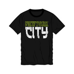 Wall Mural - Brooklyn NYC typography t shirt chest print design vector illustration ready to print
