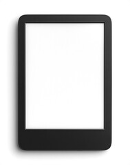 black ebook reader mockup
