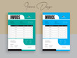 © MONIRUJJAMAN - Invoice Design. Business invoice form template. Invoicing quotes, money bills or pricelist and payment agreement design templates. Tax form, bill graphic or payment receipt.