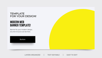 Wall Mural - web banner template.