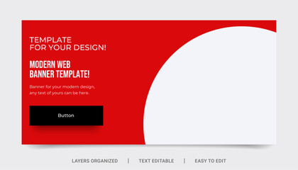 Wall Mural - web banner template.