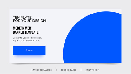 Wall Mural - web banner template.