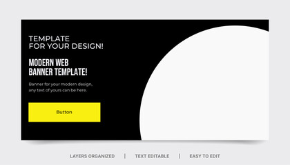 Wall Mural - web banner template.