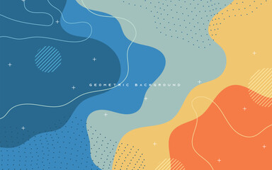 Abstract colorful geometric shape background. Dynamic template design for banner, poster, web.