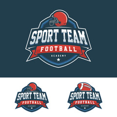 Wall Mural - american football logo sport, emblem collection, football vector illustration