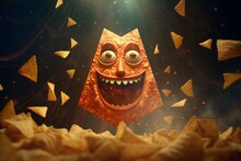 Funny Face Of Doritos Chips