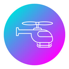 Canvas Print - Helicopter Icon