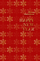 Wall Mural - happy new year and merry christmas concept background