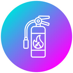 Canvas Print - Fire Extinguisher Icon