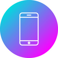 Wall Mural - smartphone icon