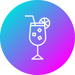 Canvas Print - Cocktail Icon