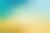 Fototapeta Zachód słońca - Smooth abstract yellow and blue gradient background vector