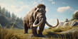 Realistic Mammoth Illustration