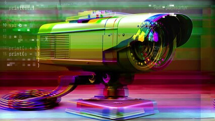A.I generated cctv cameras
