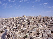 View overlooking the dense, terraced buildings of Amman