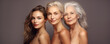© IBEX.Media - Three women , mother daughter and grandaughter posing together in beauty shot