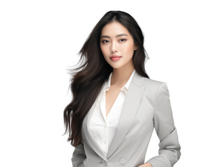 Canvas Print - Confident Asian Businesswoman Portrait