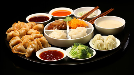 Wall Mural - Momo, Steamed Dumpling with spice