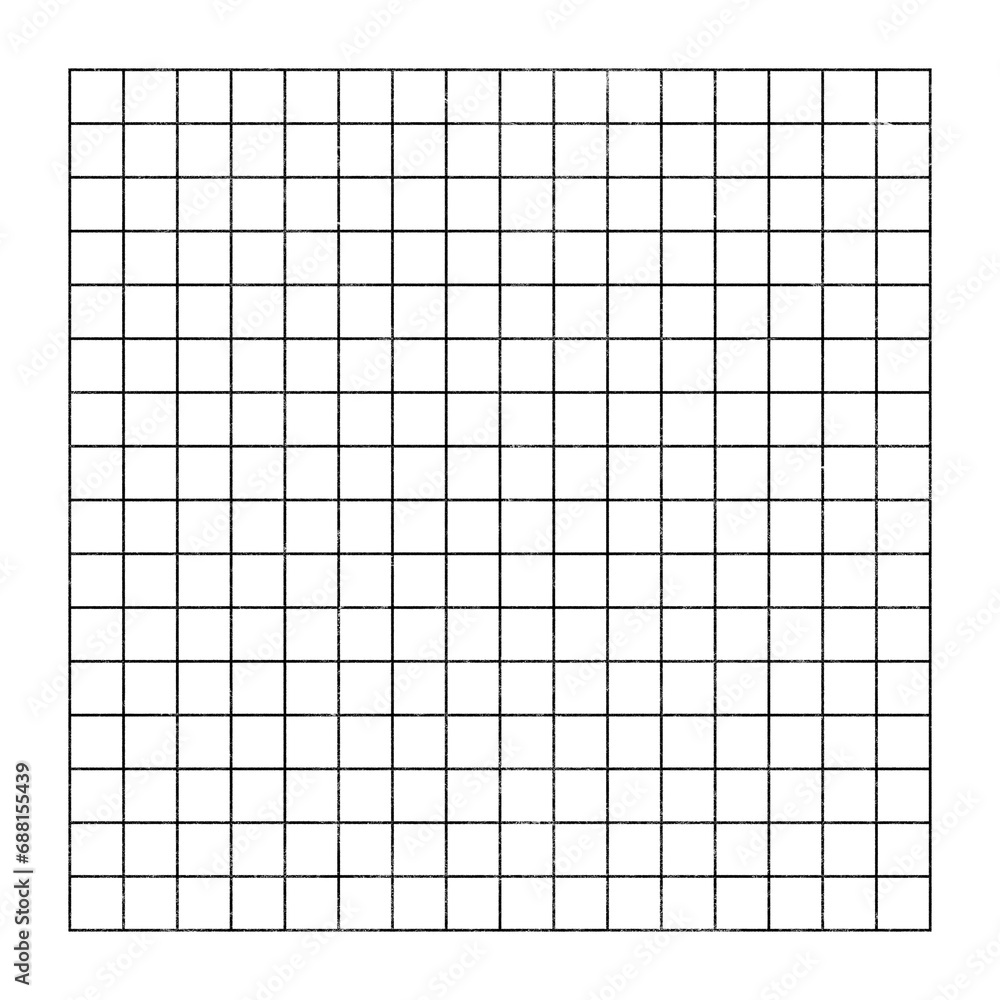 16x16 square grid with distressed texture on transparent background ...