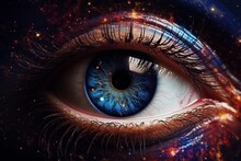 Close-up Woman Eye Art Print Free Stock Photo - Public Domain Pictures